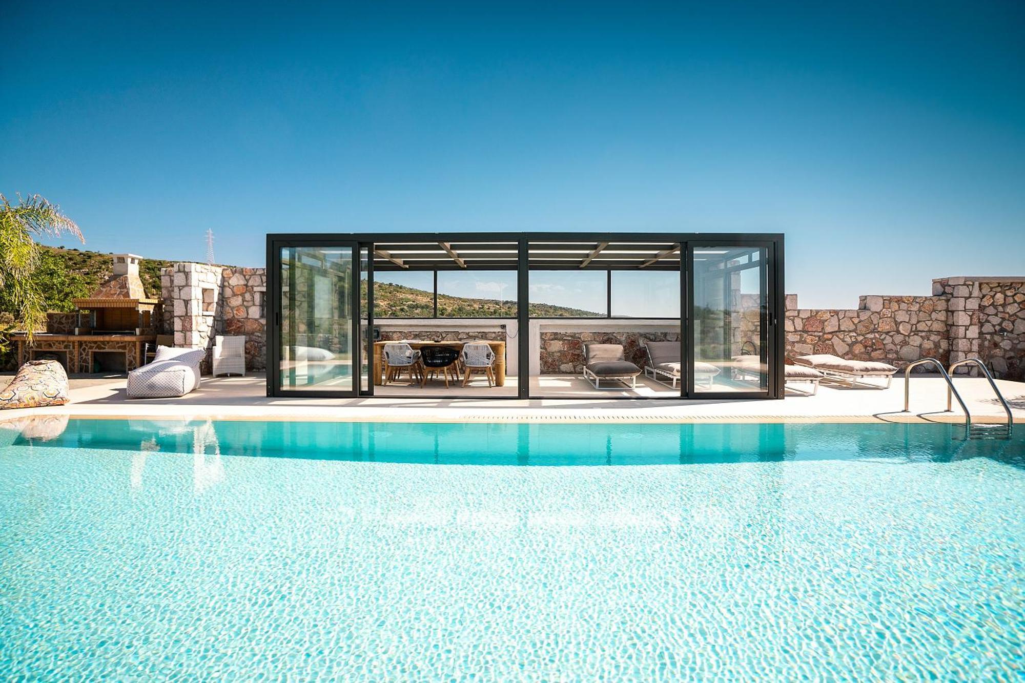 Sky Hills Villa Psinthos ภายนอก รูปภาพ