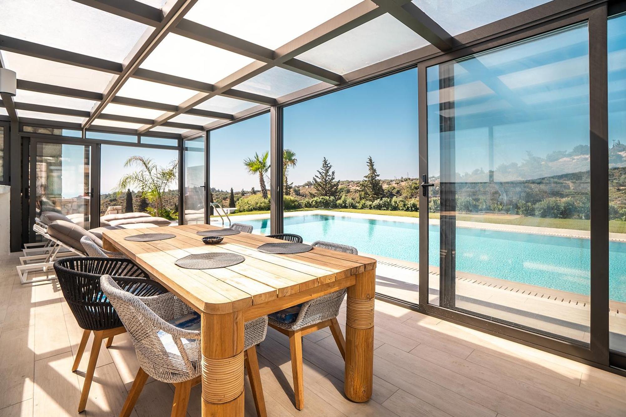 Sky Hills Villa Psinthos ภายนอก รูปภาพ